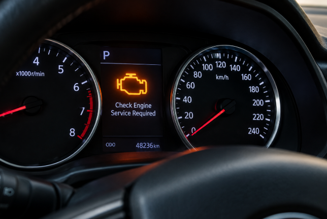 Why Is My Check Engine Light On? Orange Engine Warning Light on Dashboard